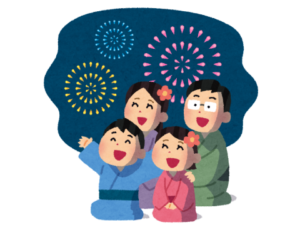 夕食後は、プライベート打ち上げ花火でフィナーレ！