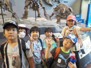 土の地層のどんな化石が見つかったかな？