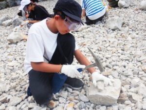 化石発掘に挑戦
