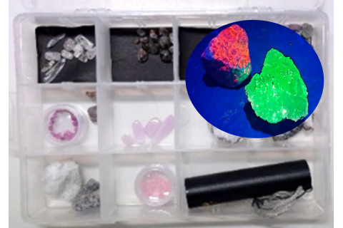 光る鉱物のナゾをさぐってみよう。