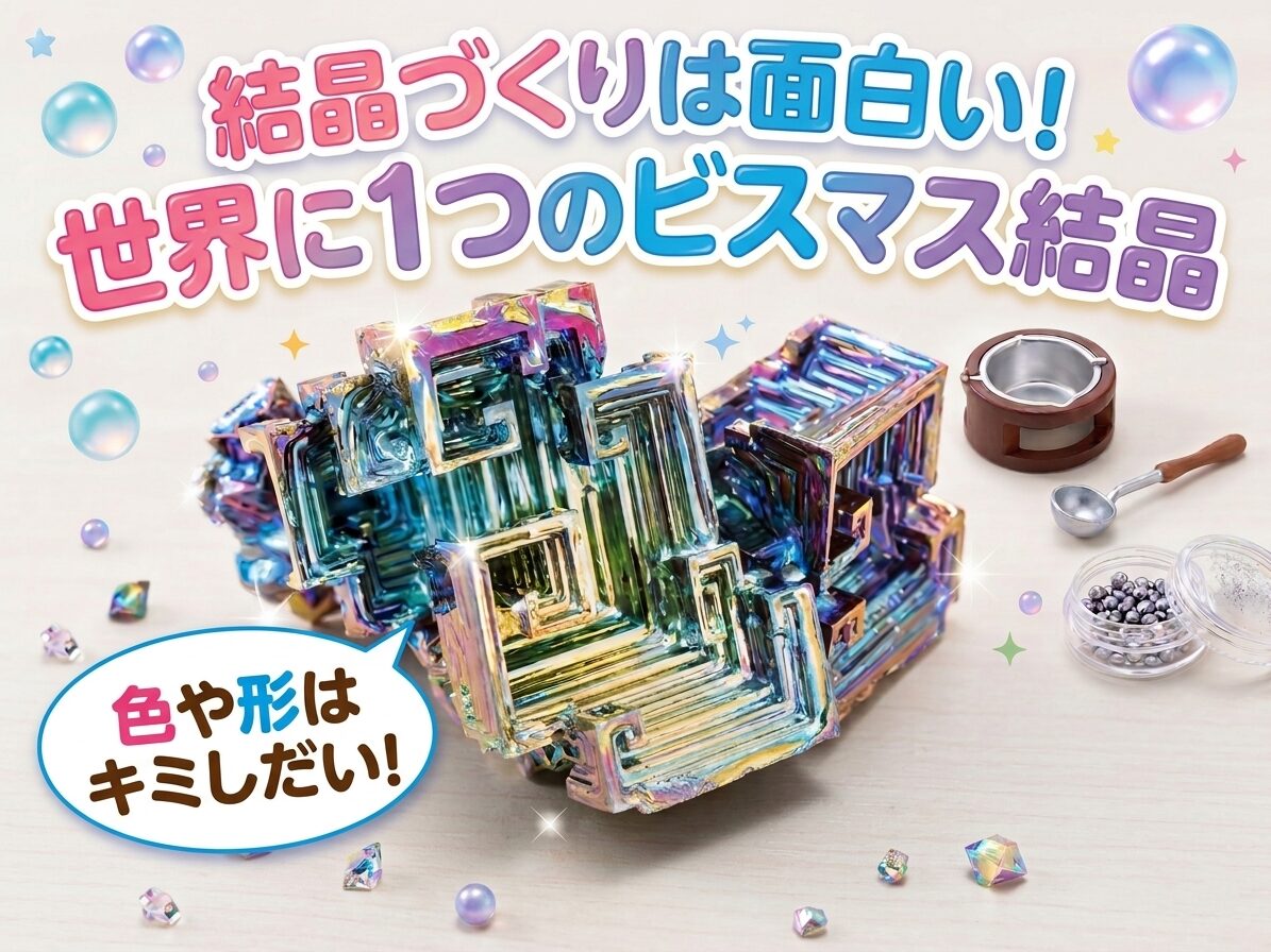 世界に１つのビスマス結晶