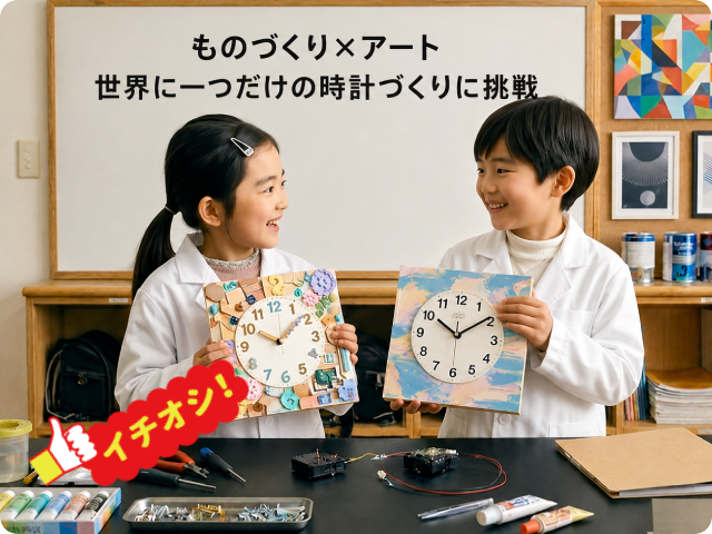 世界に１つだけの時計作りに挑戦