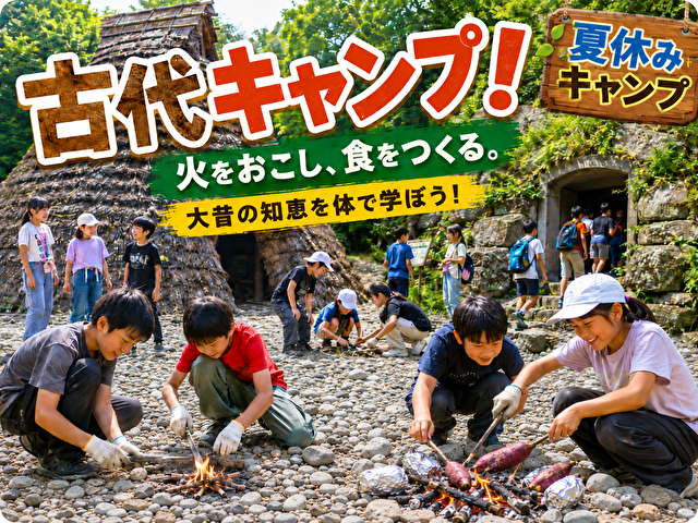 古代キャンプ！