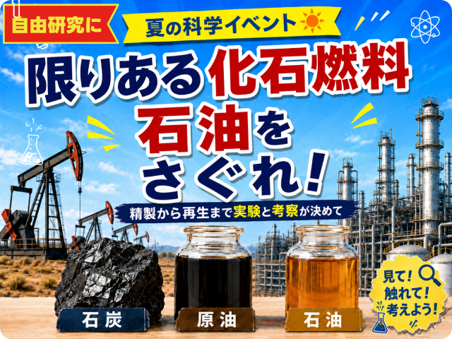 限りある化石燃料「石油」を探れ！