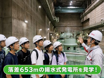 神流川発電所地下見学