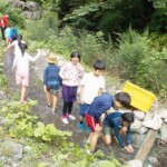 食材の調達も自給自足。 自給自足