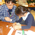 水晶のお楽しみ実験中。驚きの発見! 水晶のお楽しみ実験中。驚きの発見!