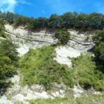 地層がはっきり見えてるよ!